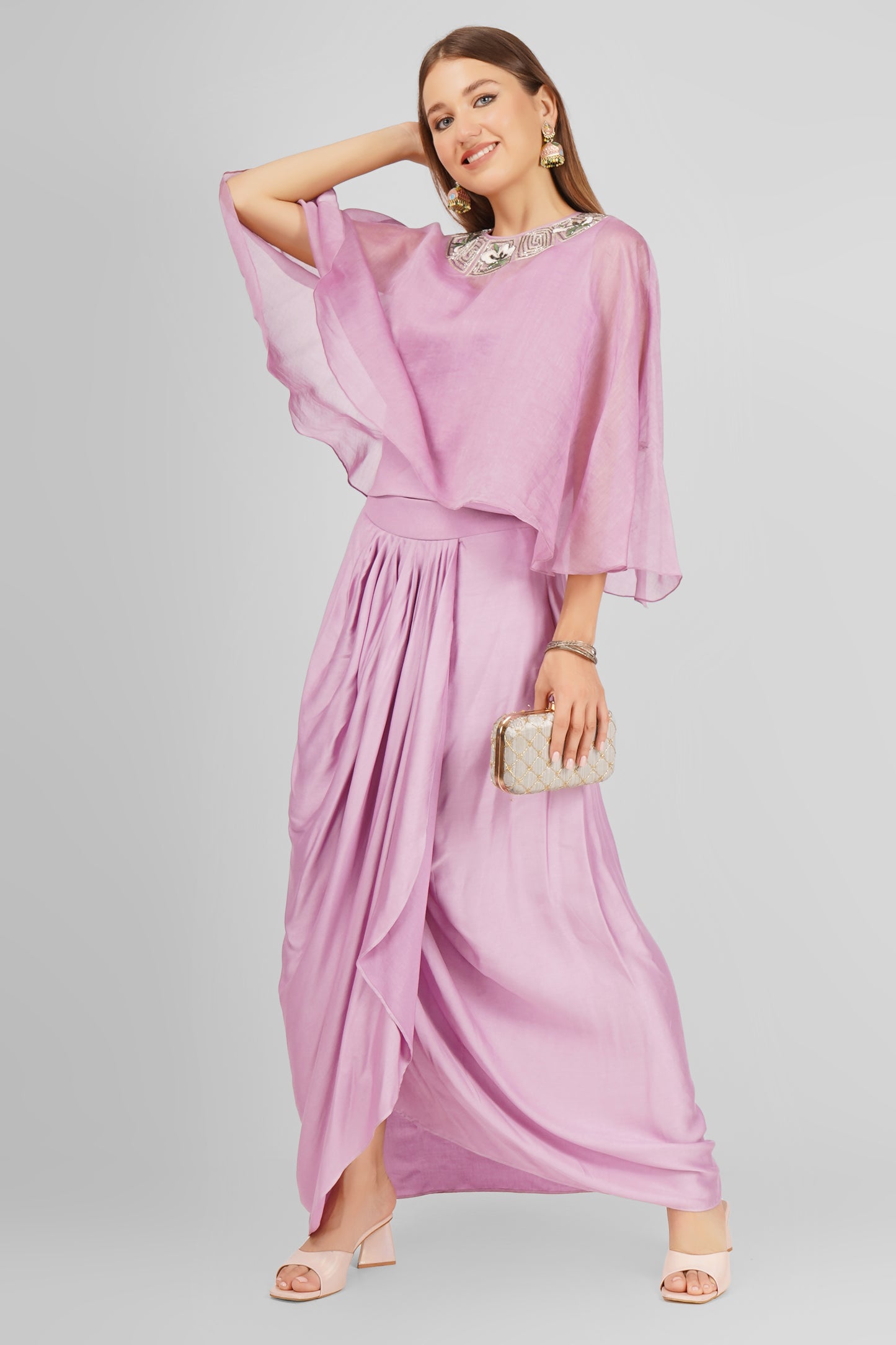 DAFFODIL LAVENDER CAPE SET