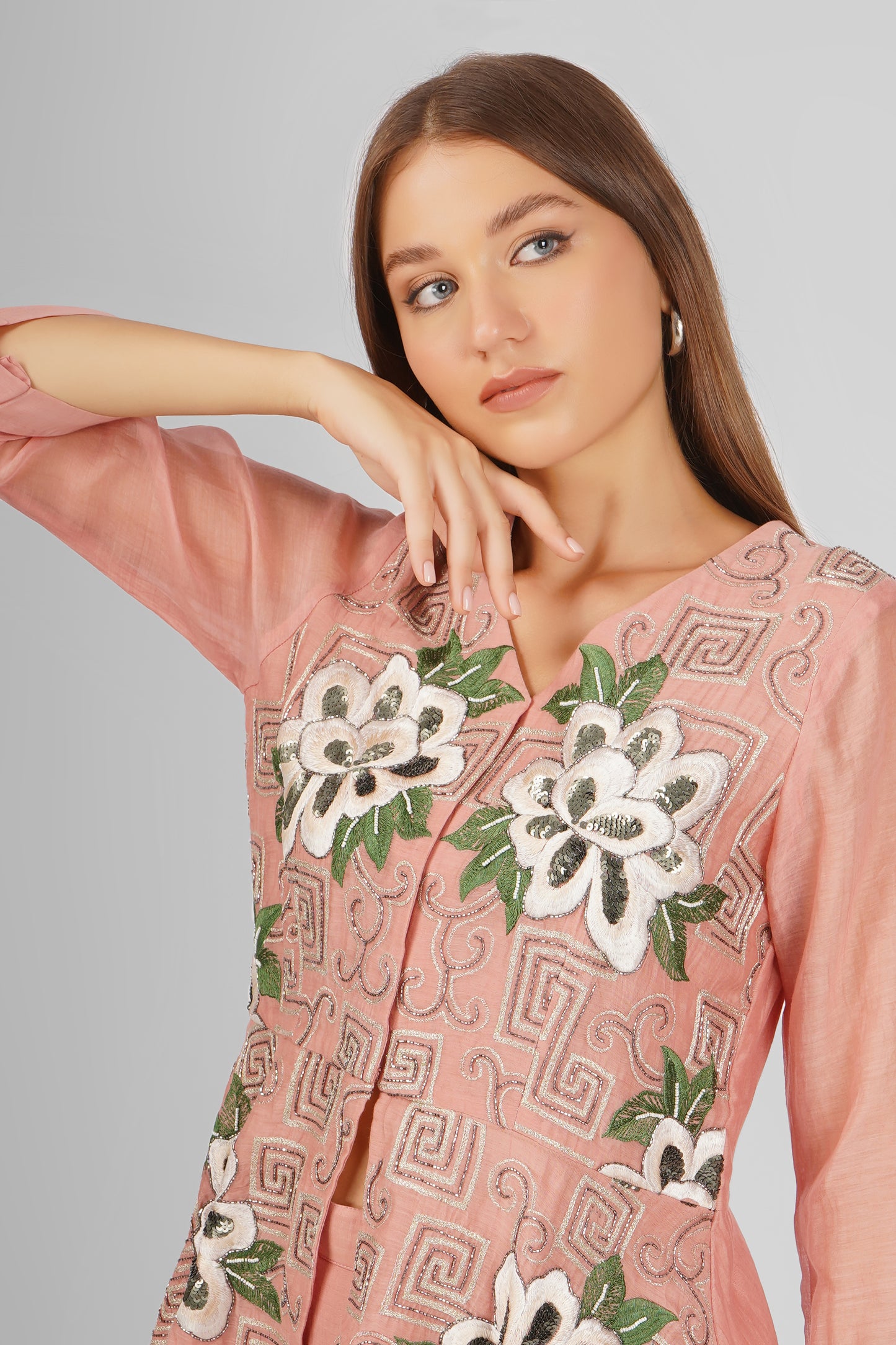 PEONY PEPLUM SET