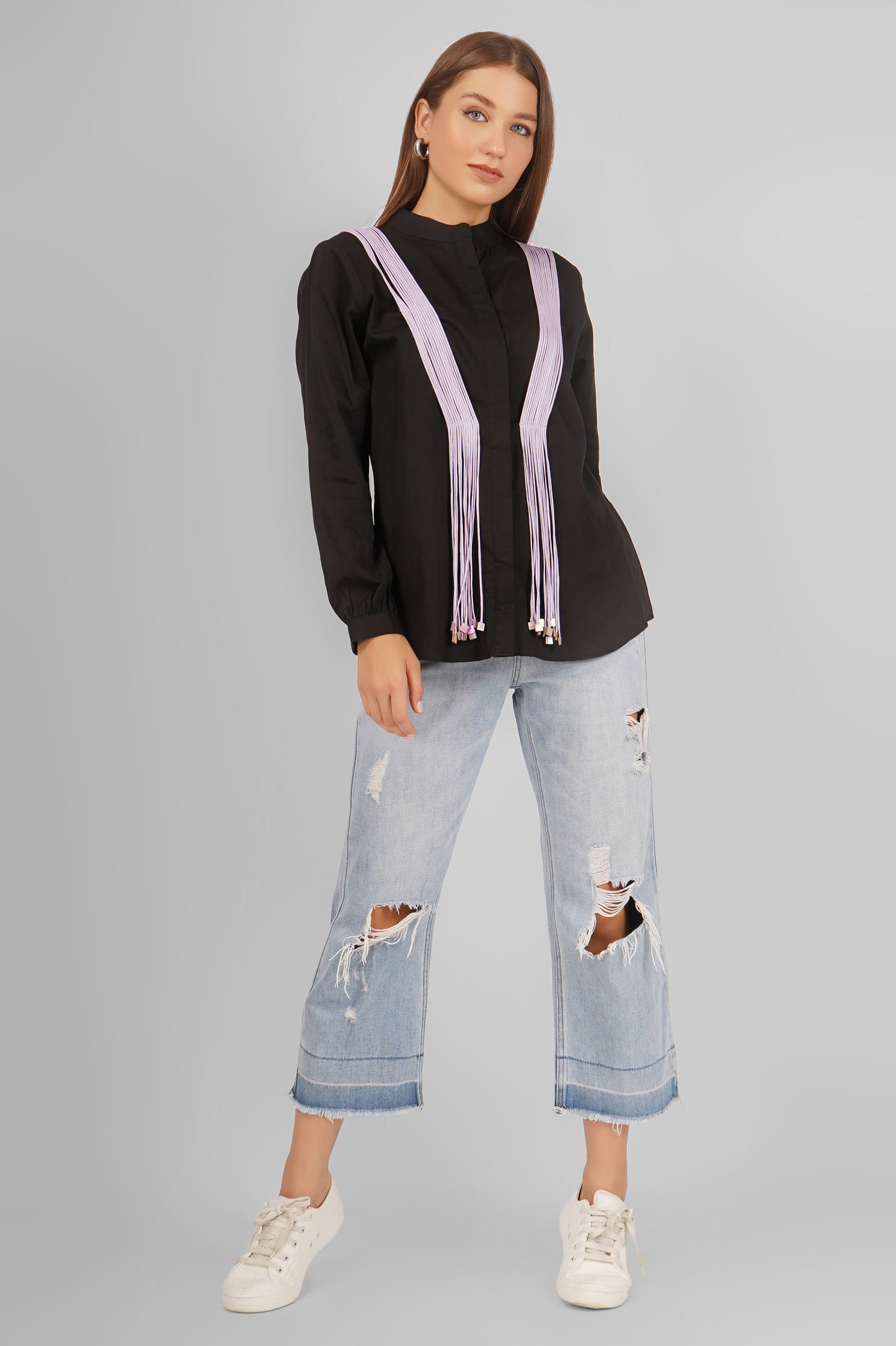CAMI SHIRT PURPLE