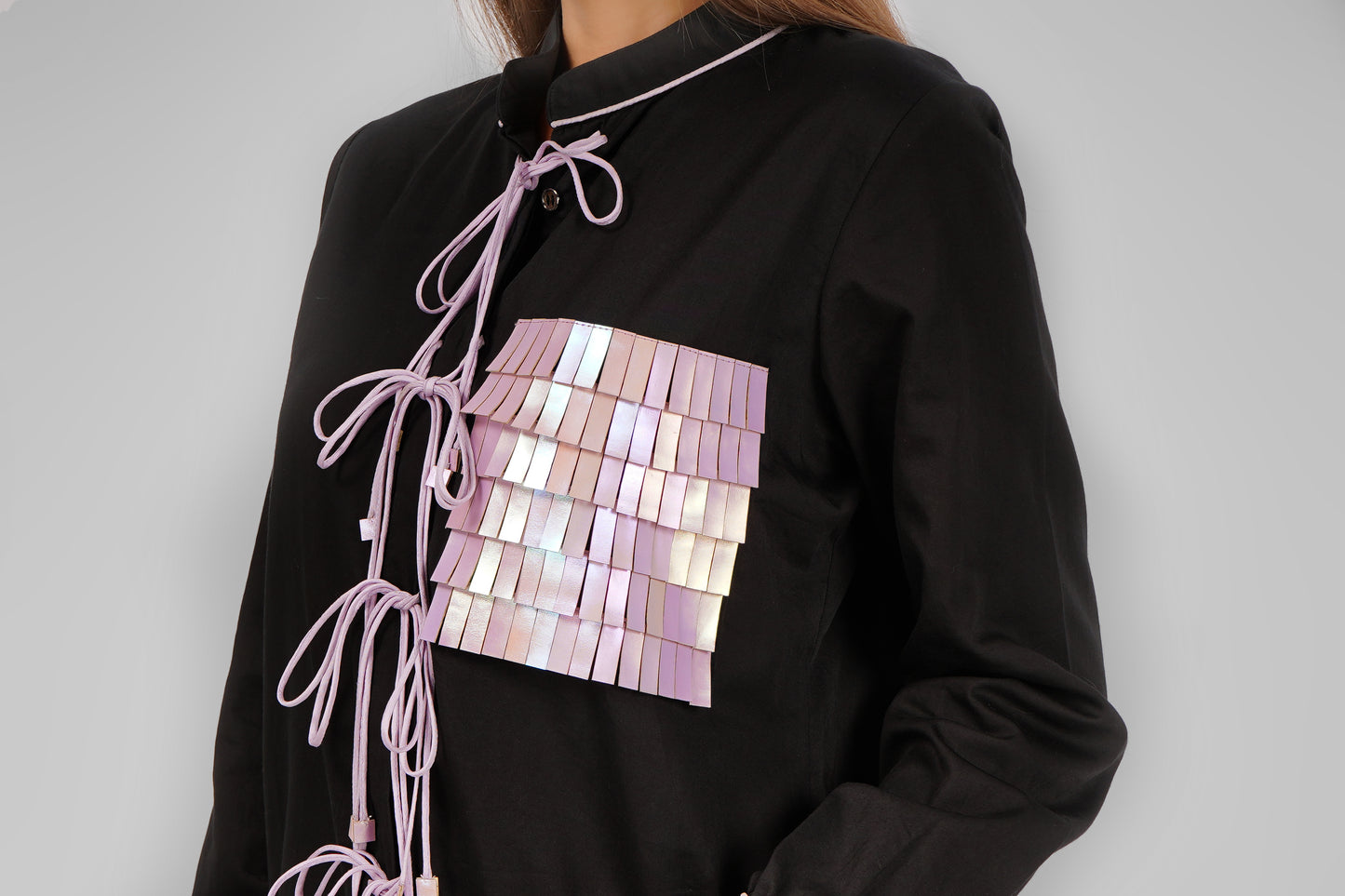 GLITSY SHIRT PURPLE