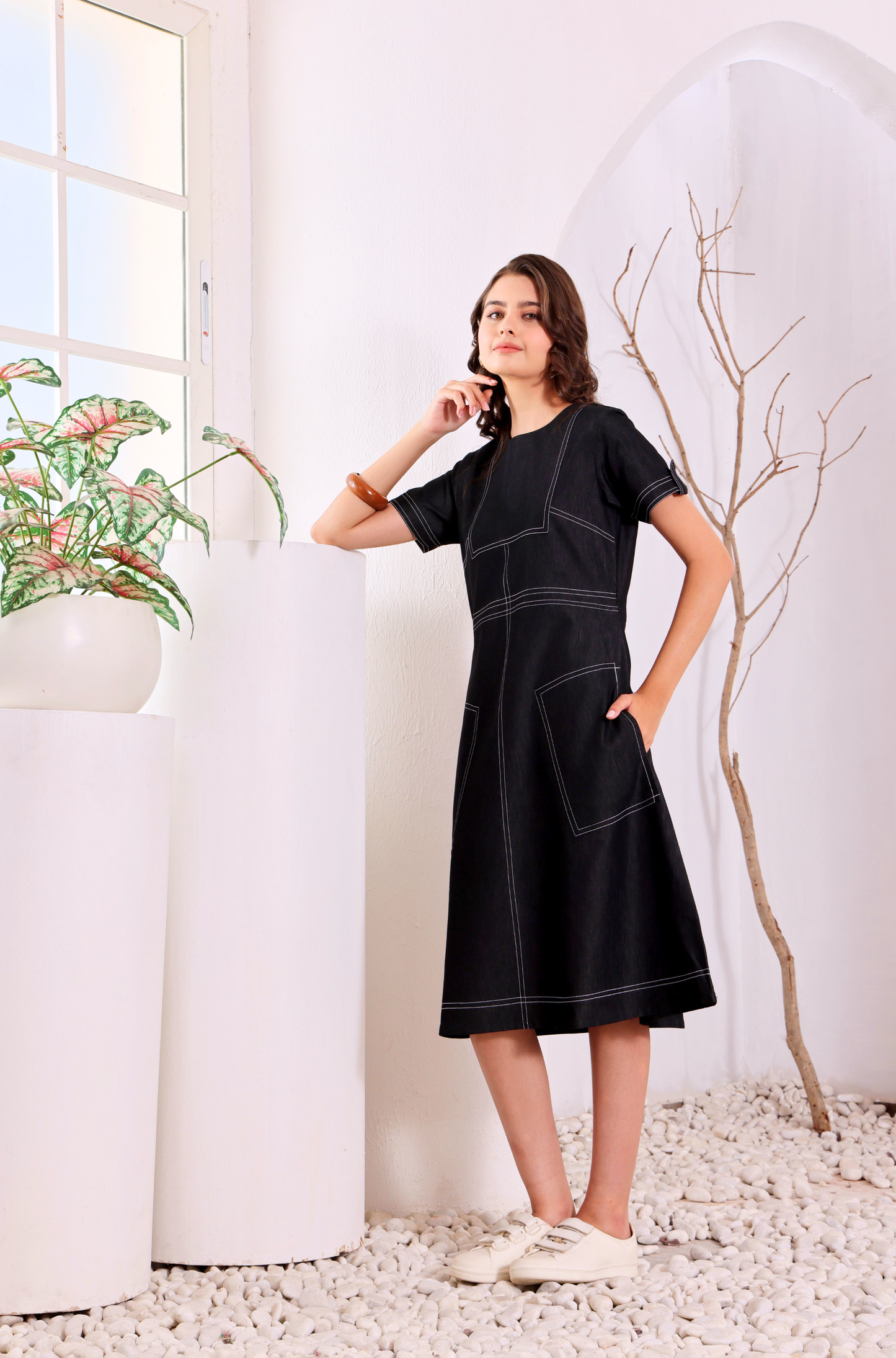 Nira Denim Dress