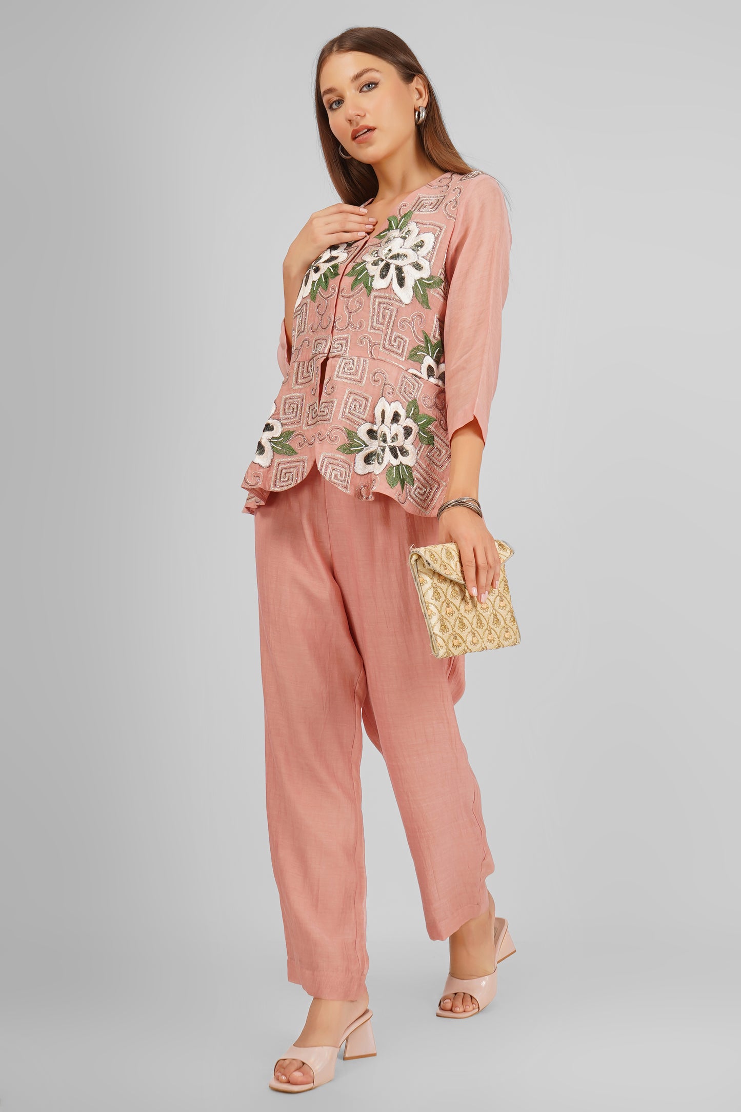 PEONY PEPLUM SET
