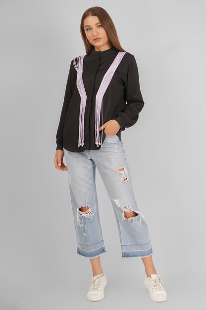 CAMI SHIRT PURPLE