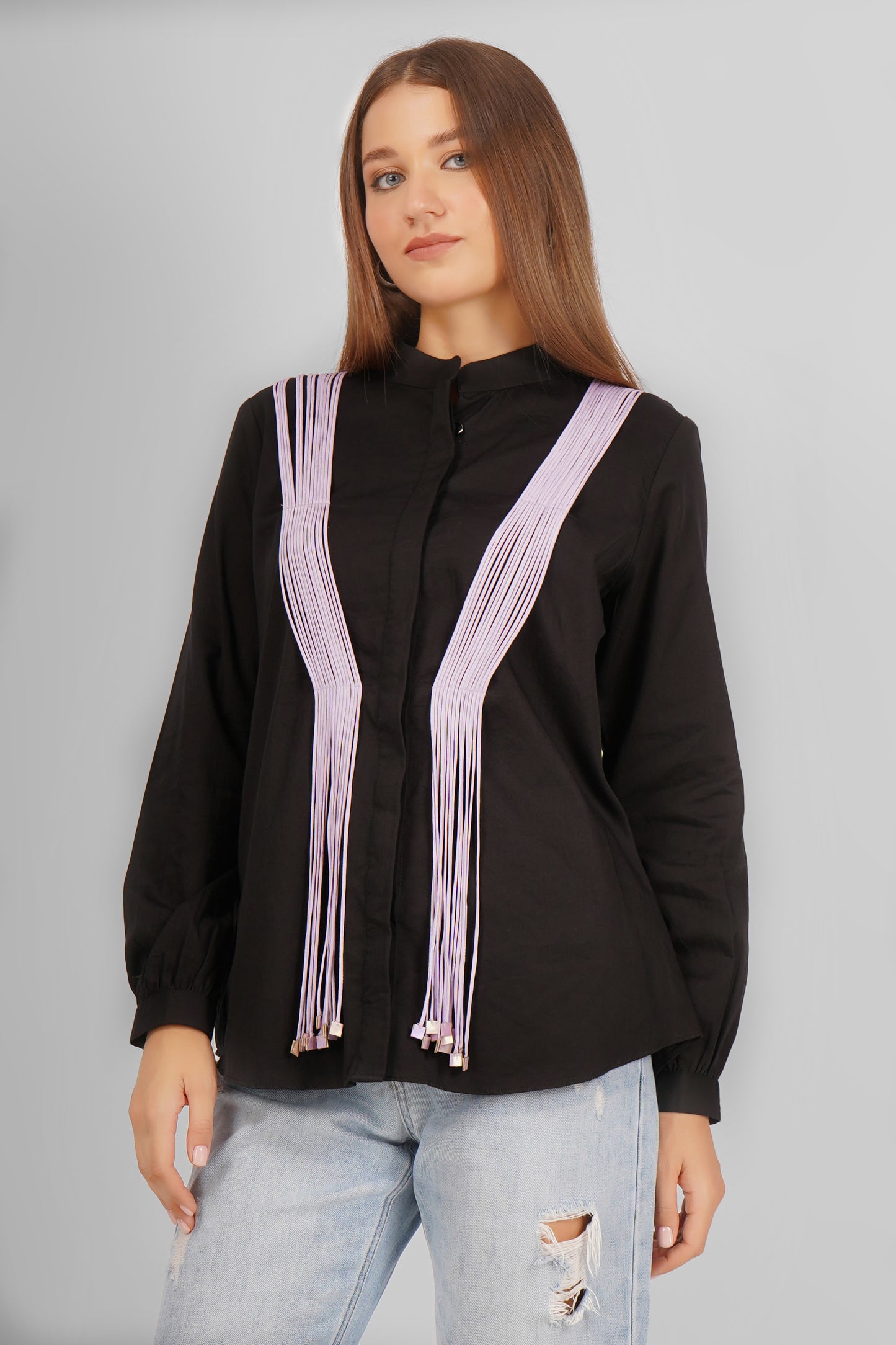 CAMI SHIRT PURPLE