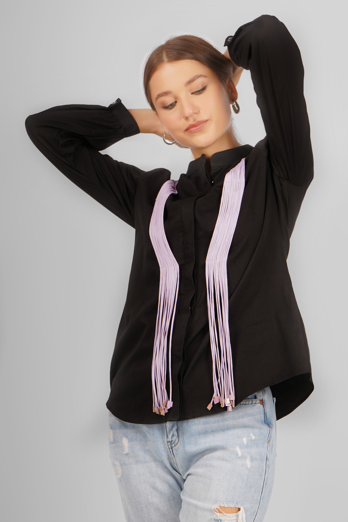CAMI SHIRT PURPLE