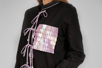 GLITSY SHIRT PURPLE