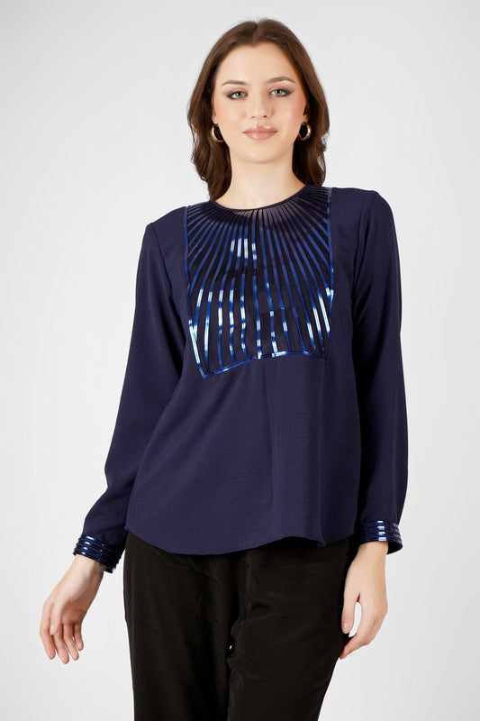 STELLA VARIATION NAVY TOP