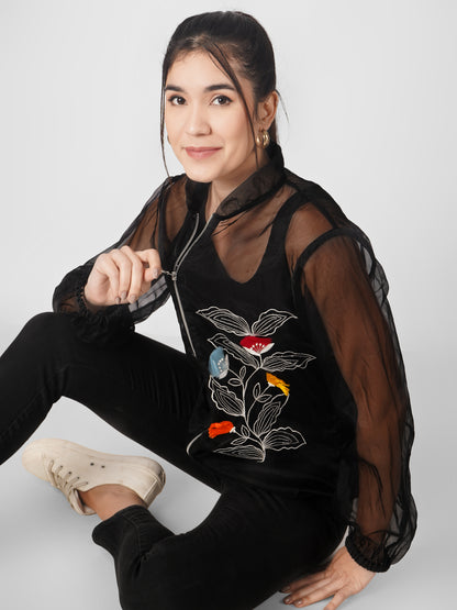 FLEUR BLACK JACKET