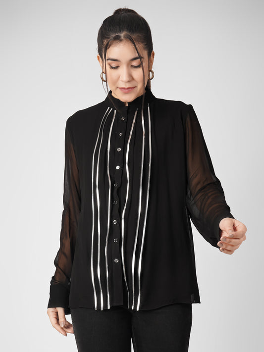 AMBER BLACK SHIRT
