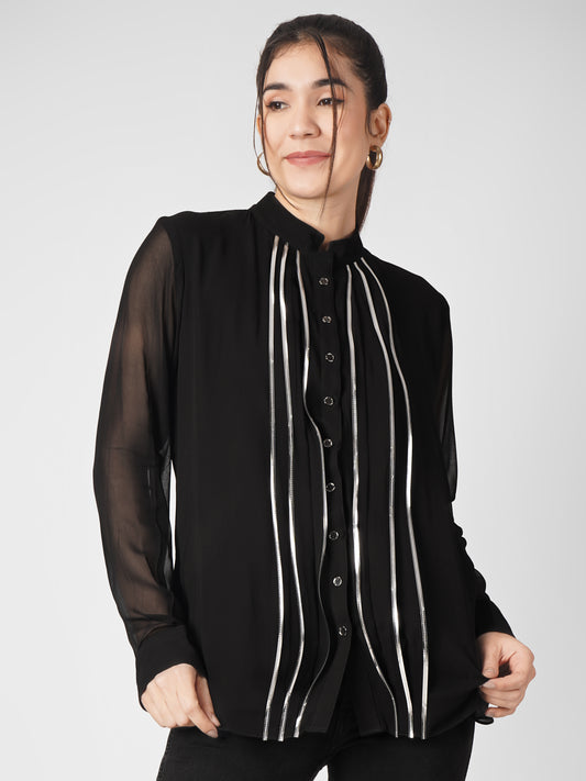 AMBER BLACK SHIRT