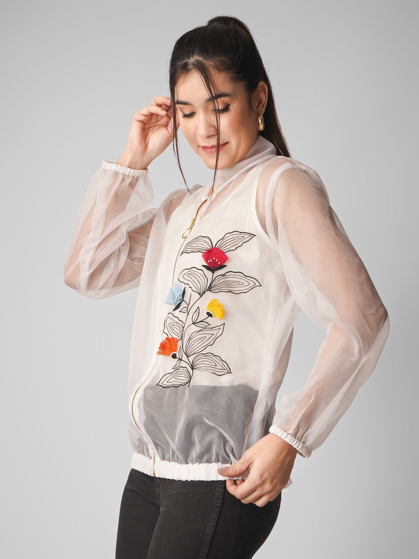 FLEUR WHITE JACKET