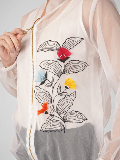 FLEUR WHITE JACKET