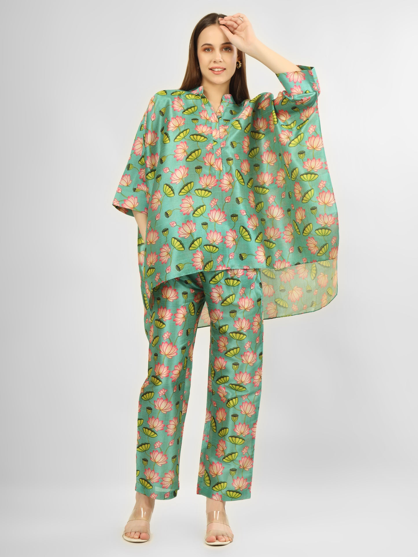 KAFTAN SET- WATER LOTUS