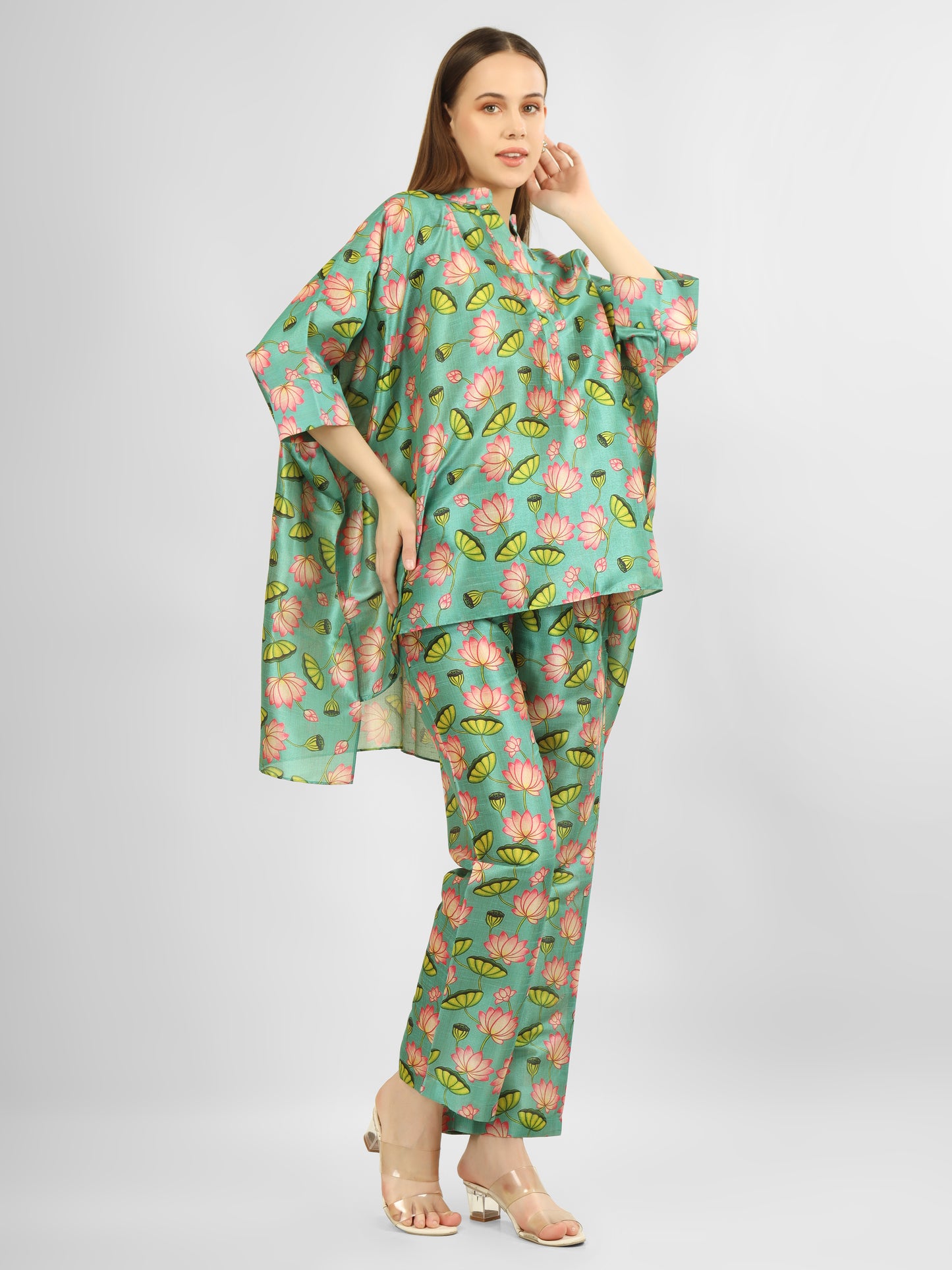 KAFTAN SET- WATER LOTUS