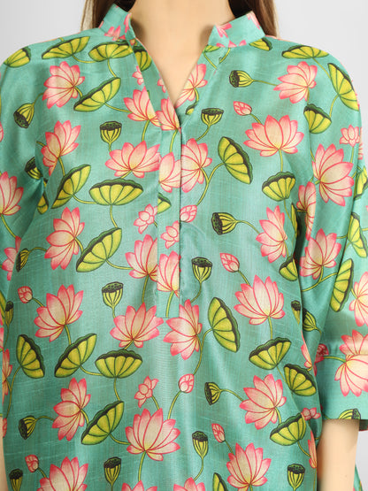 KAFTAN SET- WATER LOTUS