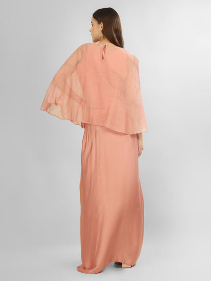 DAFFODIL PEACH CAPE SET