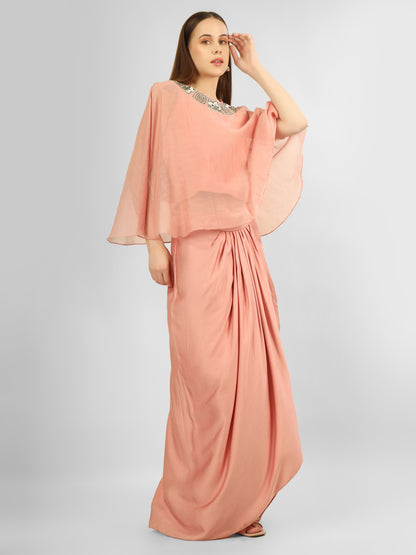 DAFFODIL PEACH CAPE SET