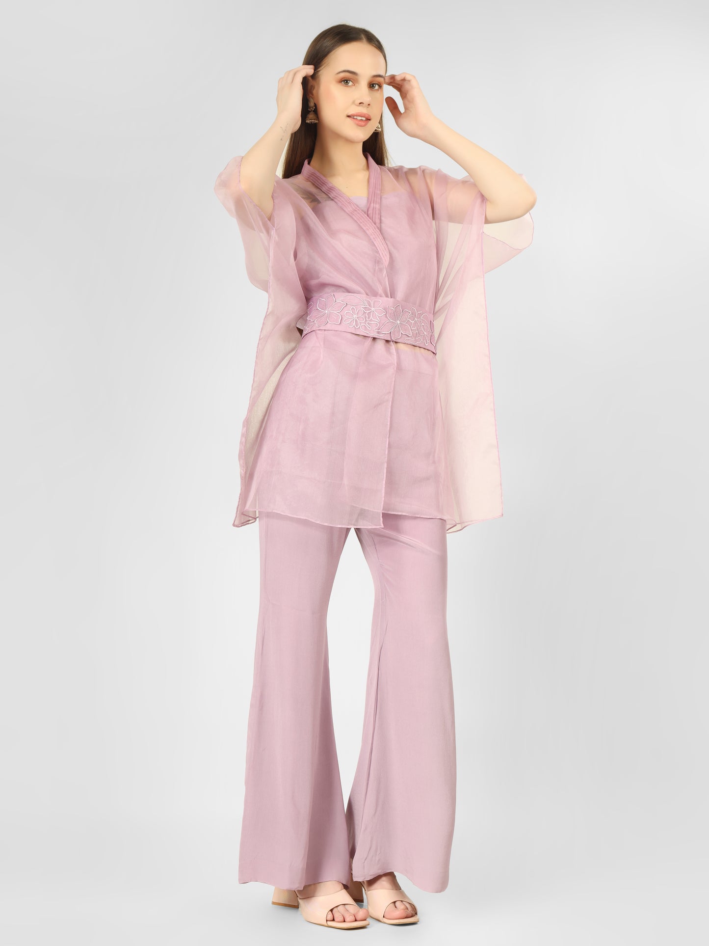 MAGNOLIA LAVENDER KAFTAN SET