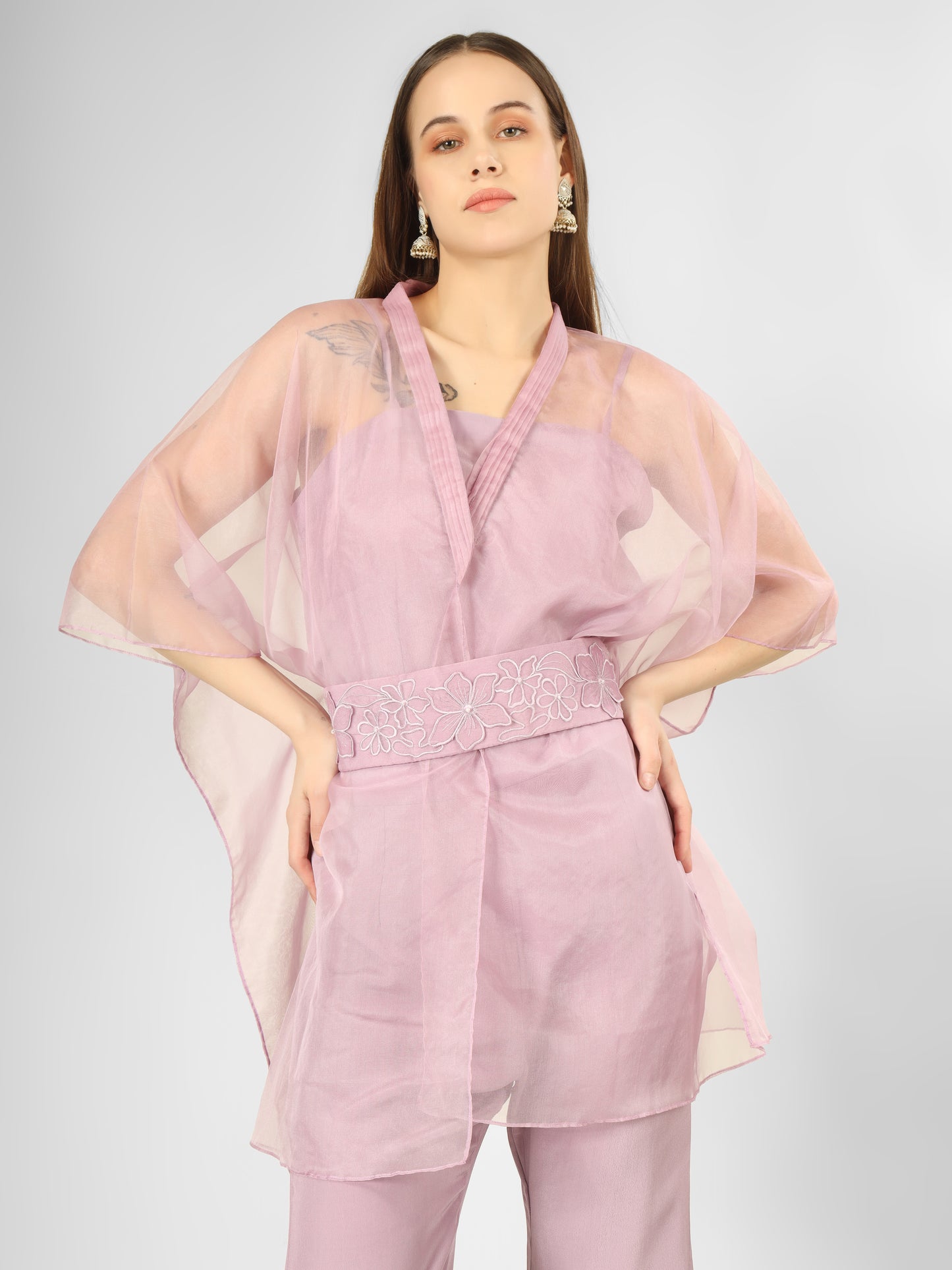 MAGNOLIA LAVENDER KAFTAN SET