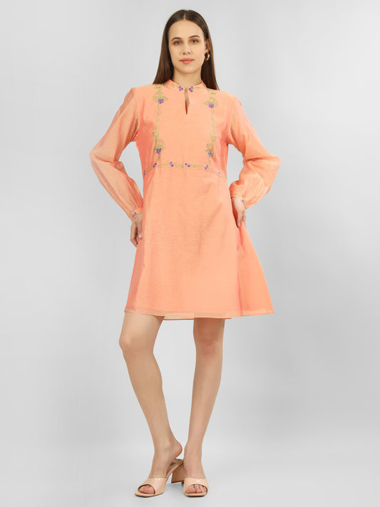 PEACH GRAPE DRESS