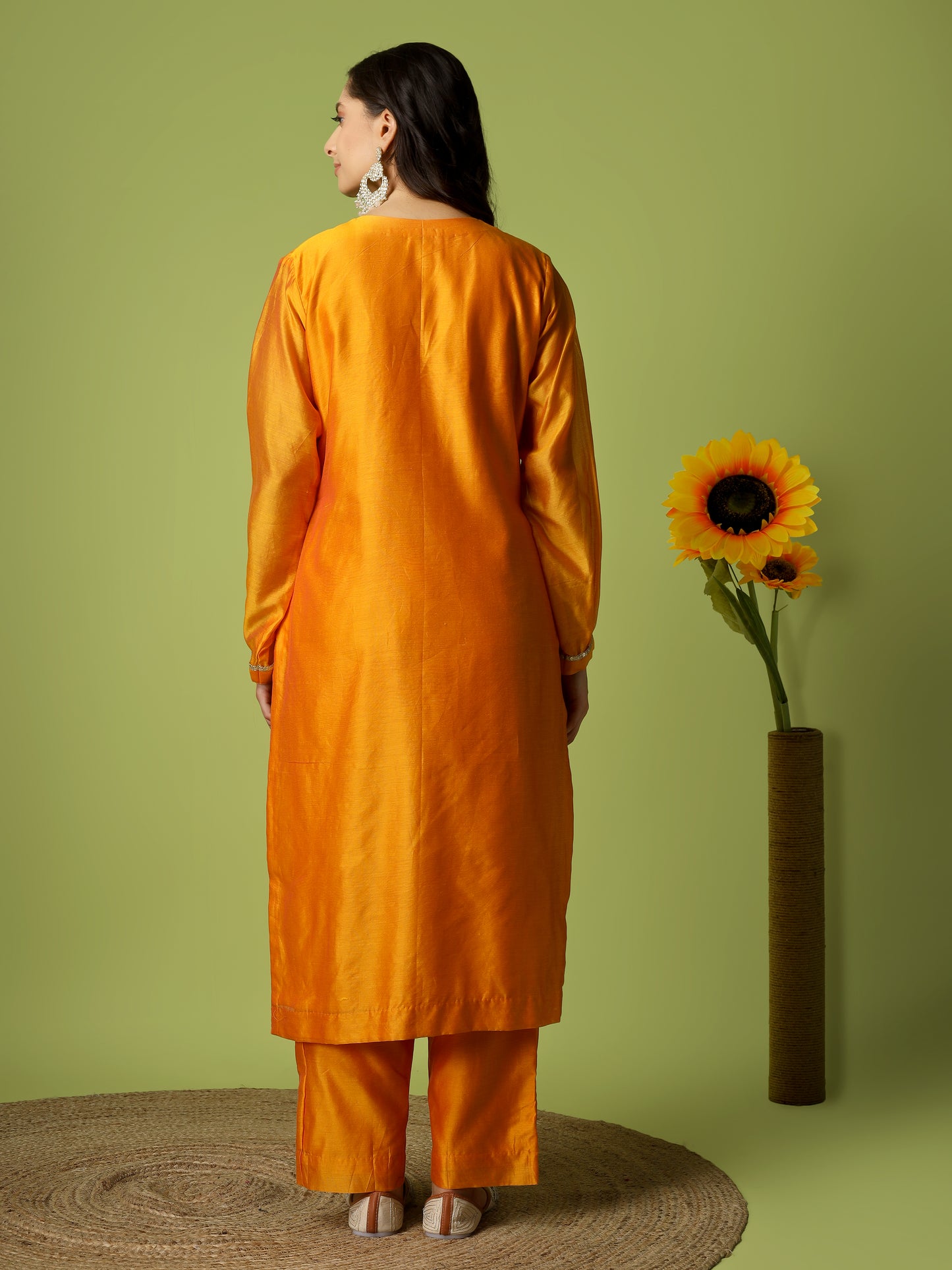 MEHAR ORANGE SUIT