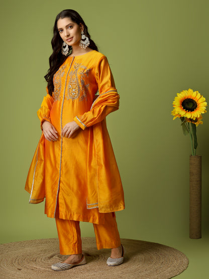 MEHAR ORANGE SUIT