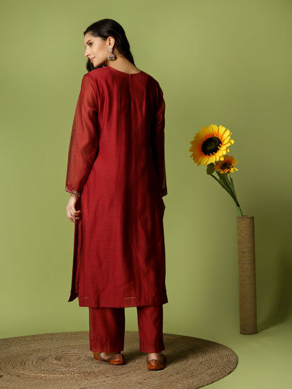 RIWAAYAT MAROON SUIT