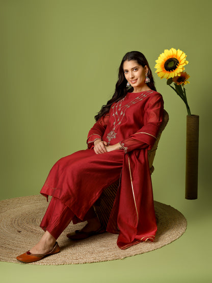 RIWAAYAT MAROON SUIT