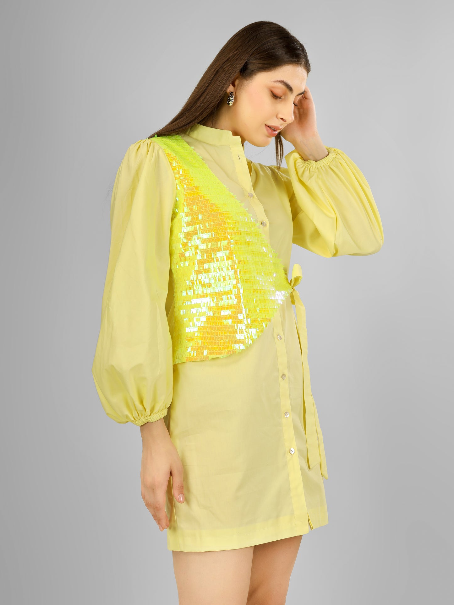 HAIO DRESS YELLOW