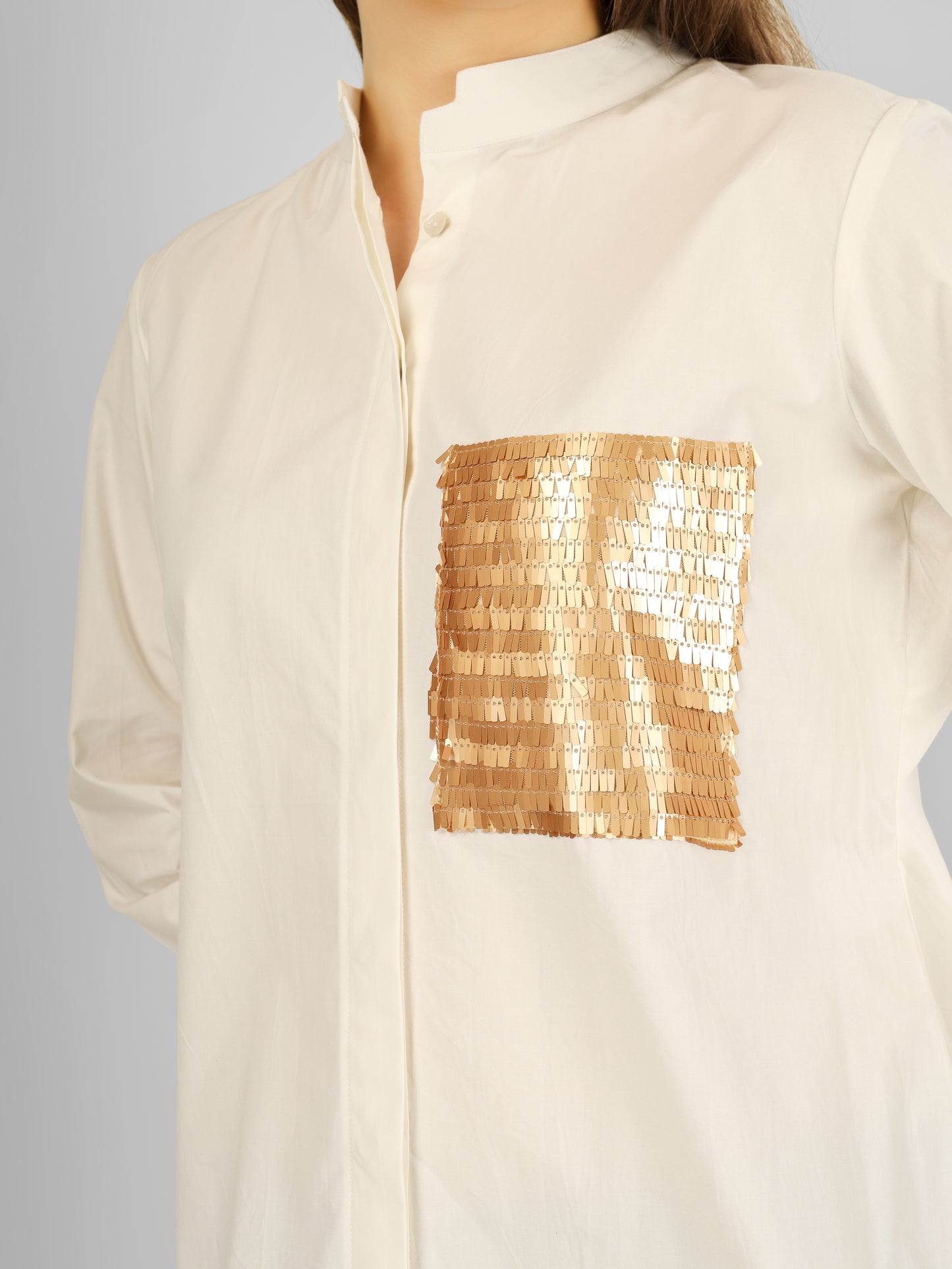 POCKET GLEAM SHIRT WHITE