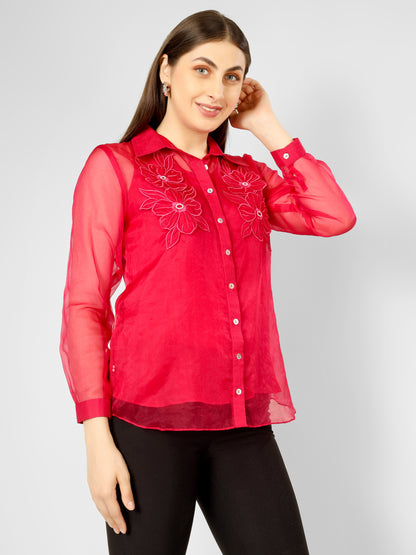BUTTERCUP FUCHSIA SHIRT