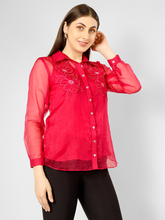 BUTTERCUP FUCHSIA SHIRT