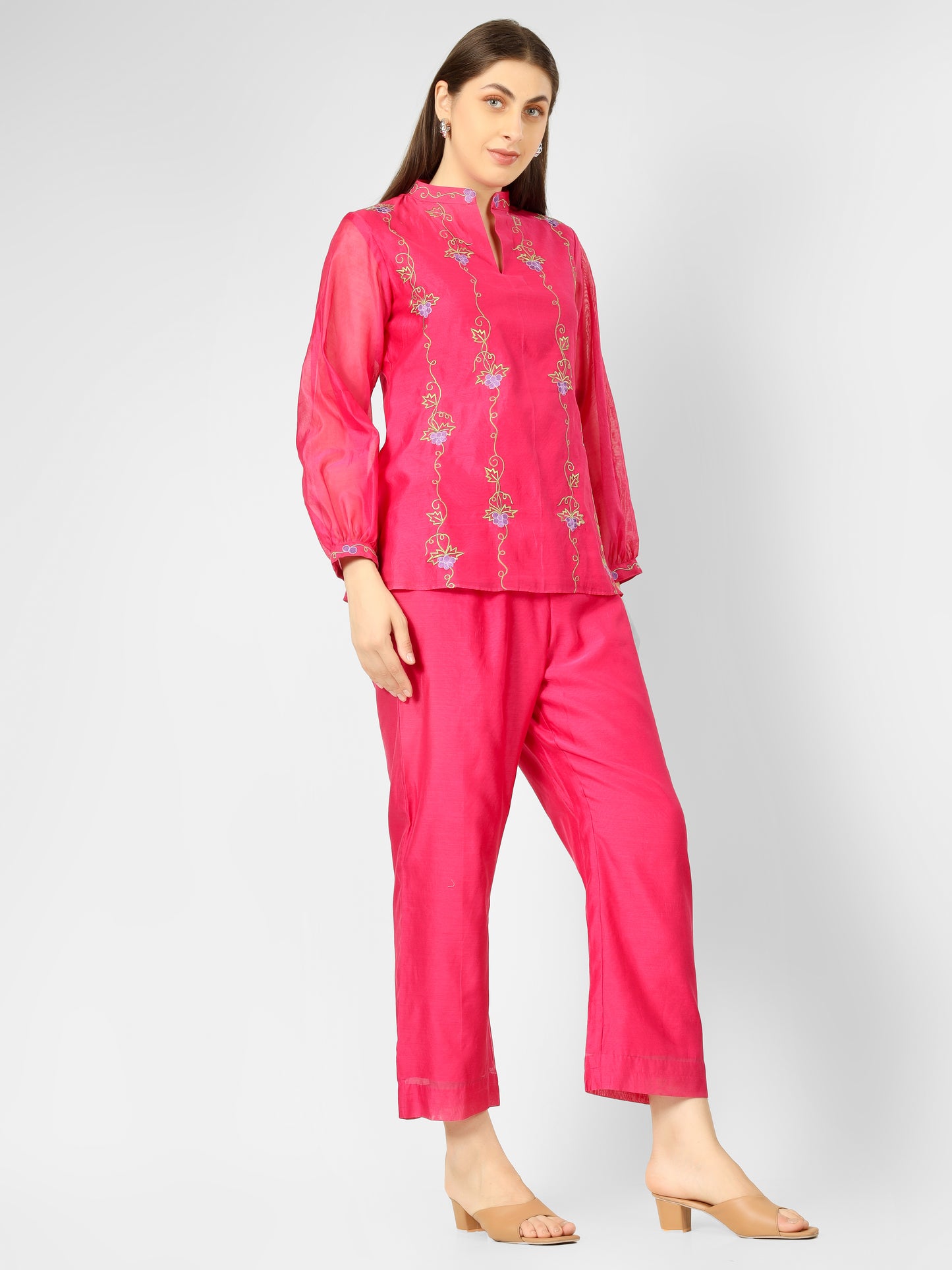 FUCHSIA GRAPE CO-ORD SET