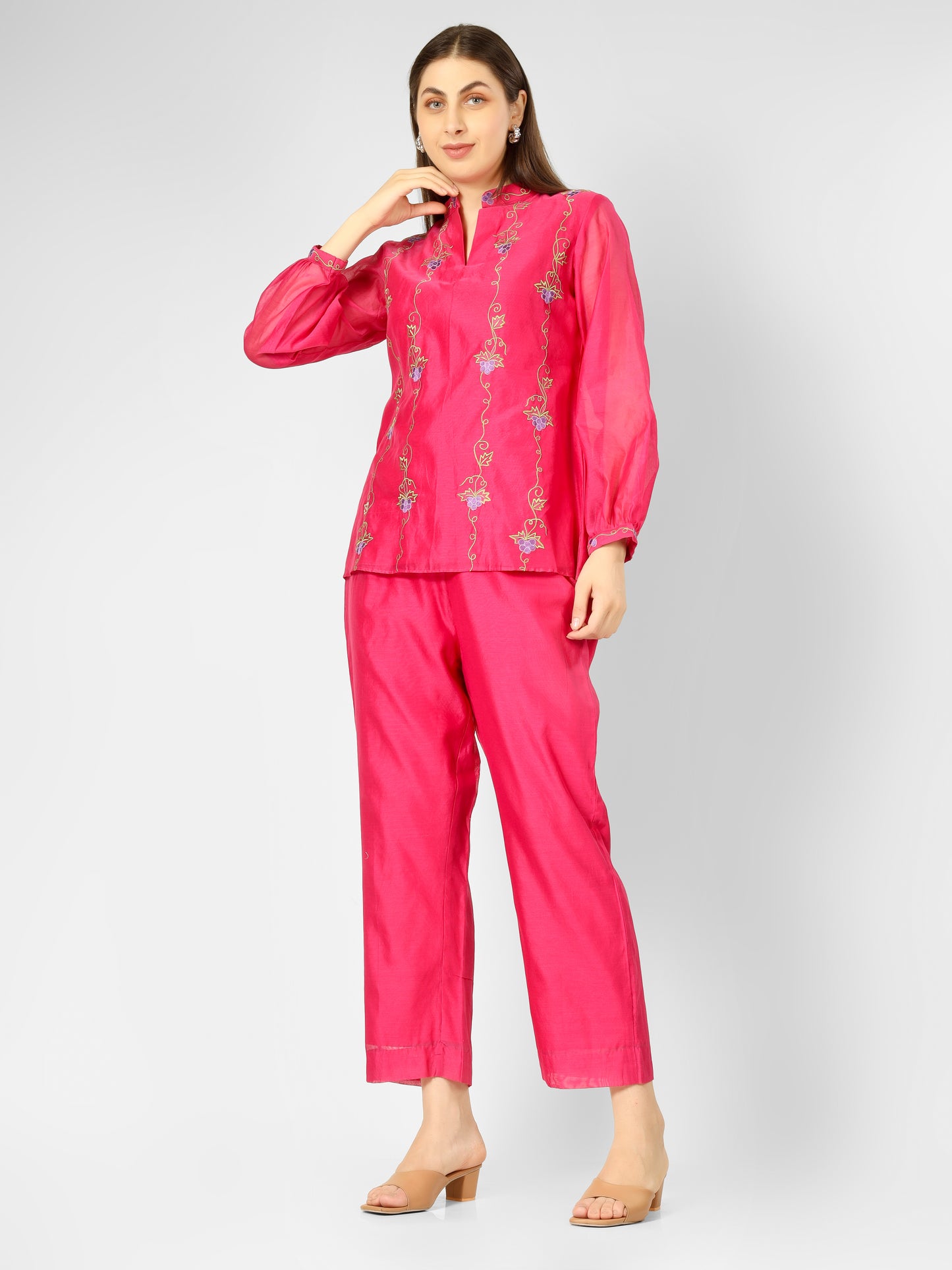 FUCHSIA GRAPE CO-ORD SET