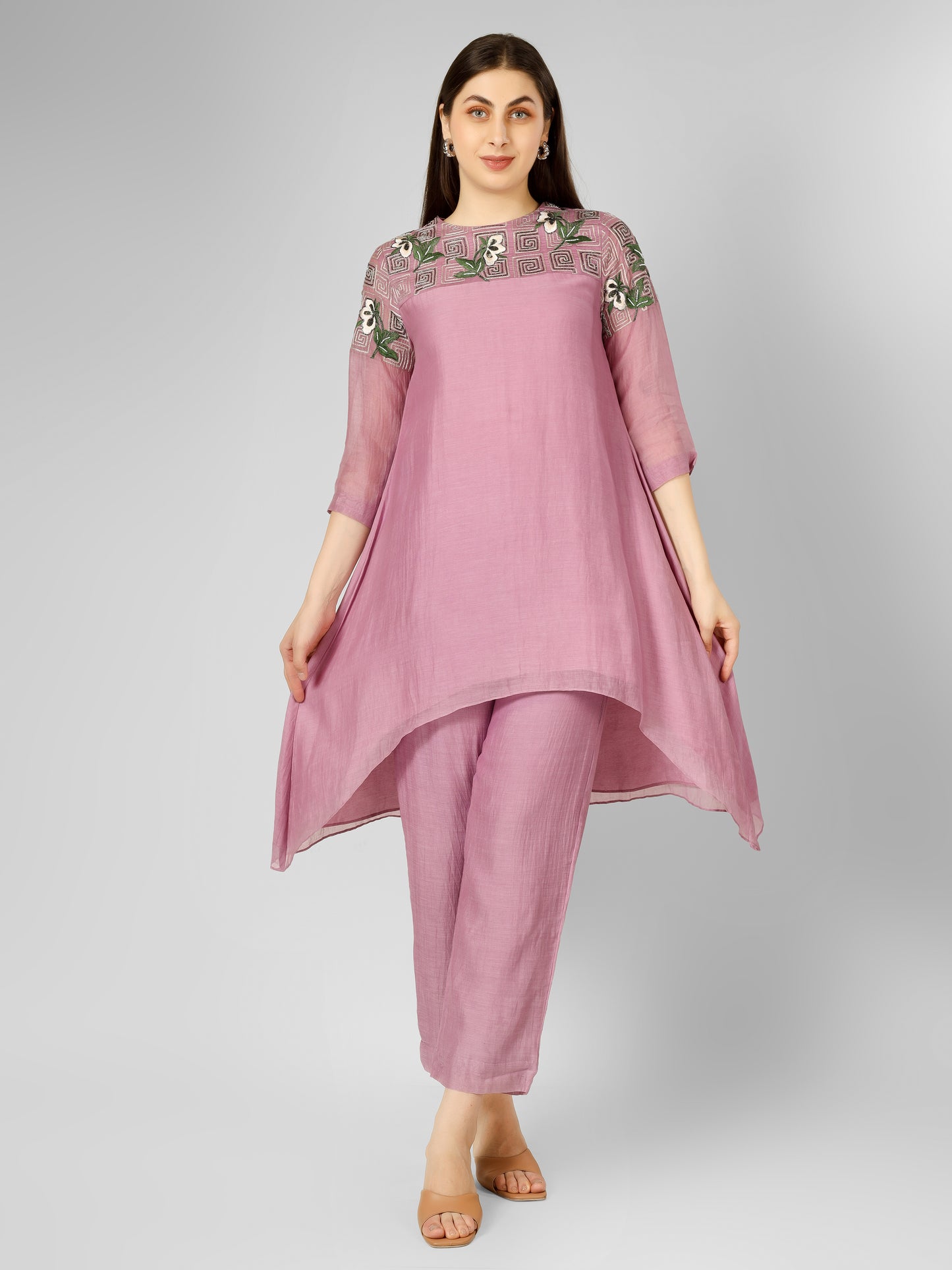 DAFFODIL LAVENDER KURTA SET