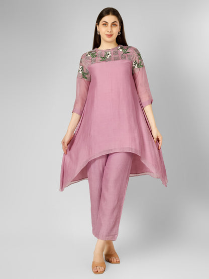DAFFODIL LAVENDER KURTA SET