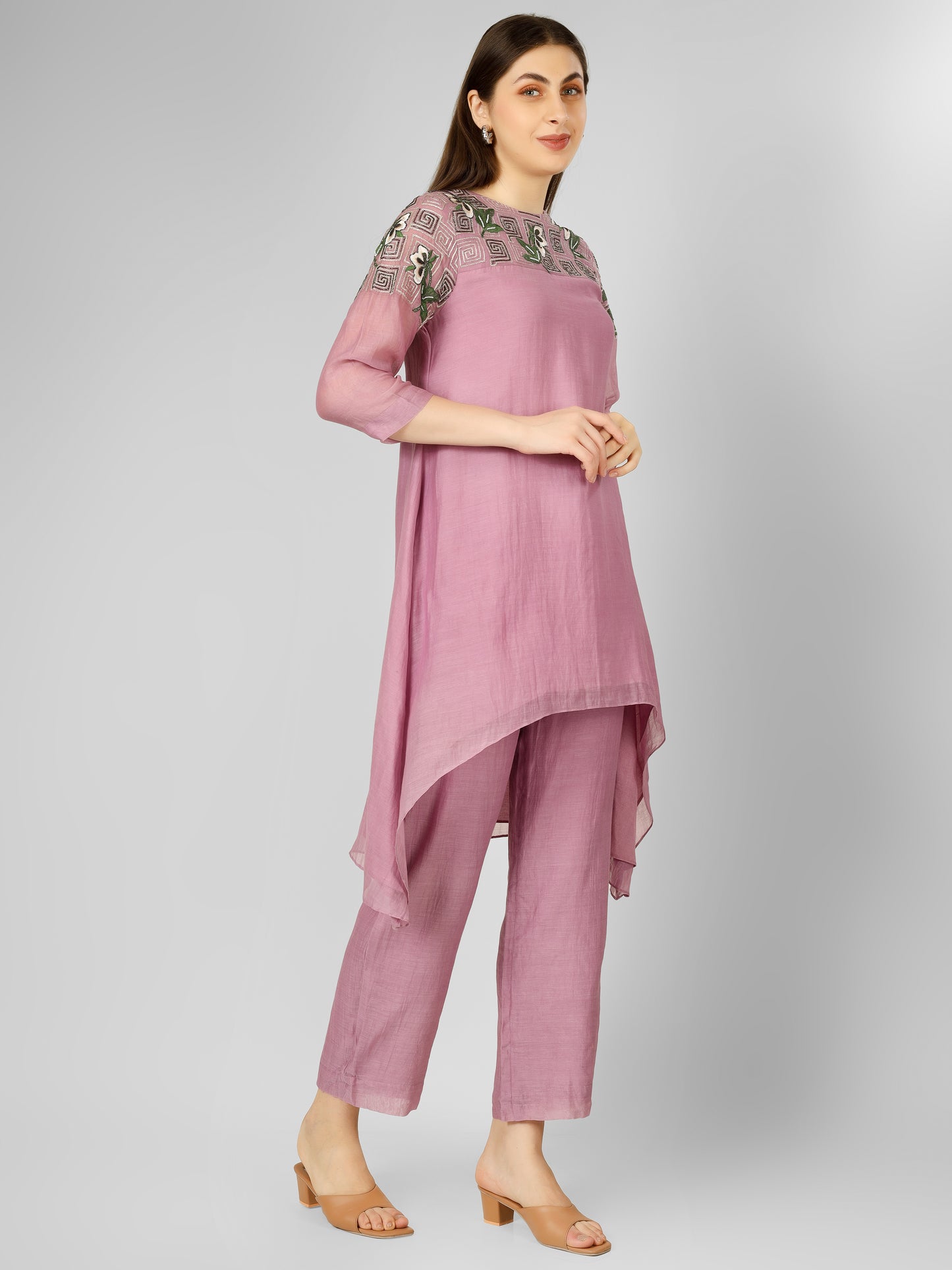 DAFFODIL LAVENDER KURTA SET