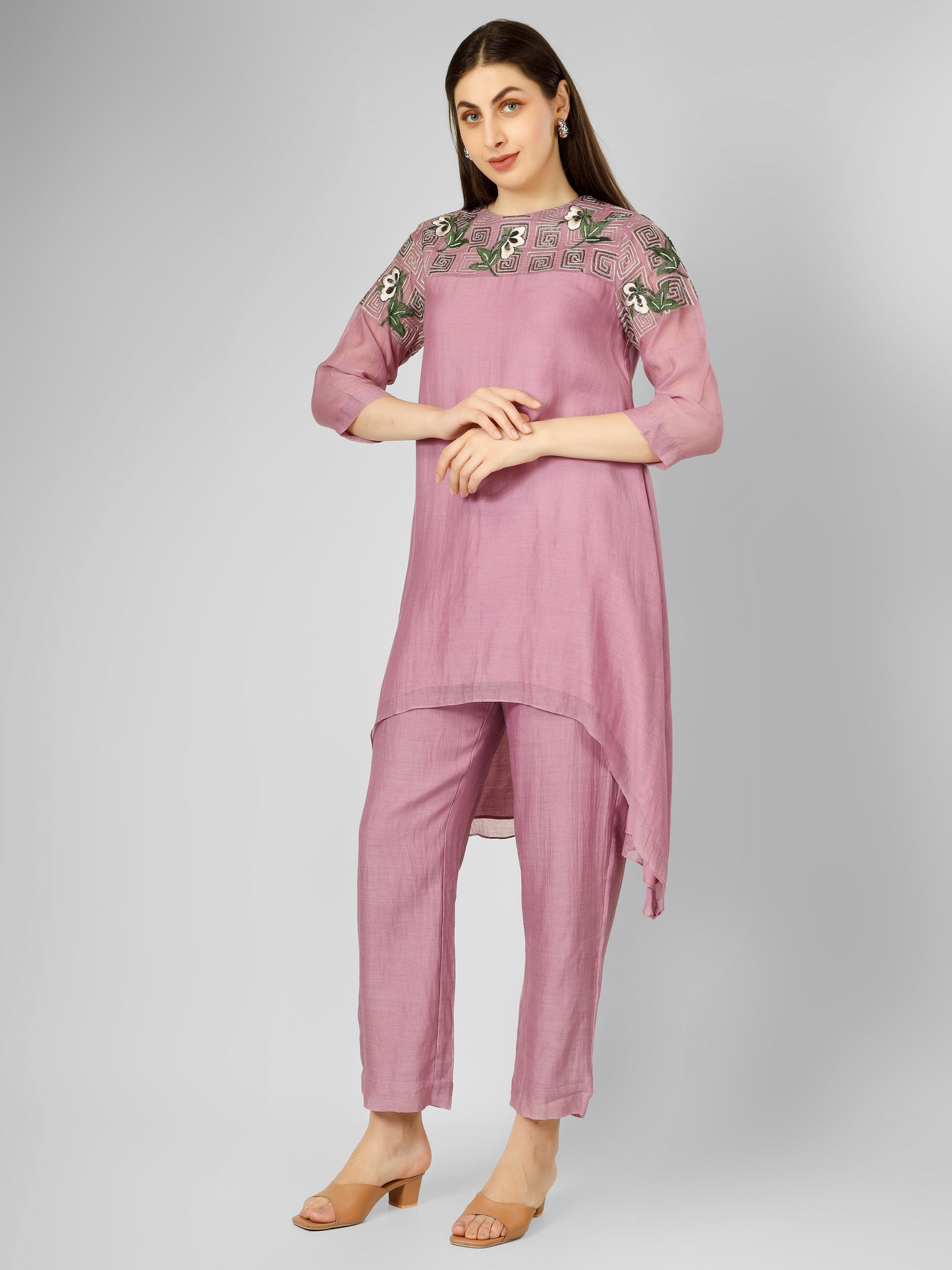 DAFFODIL LAVENDER KURTA SET