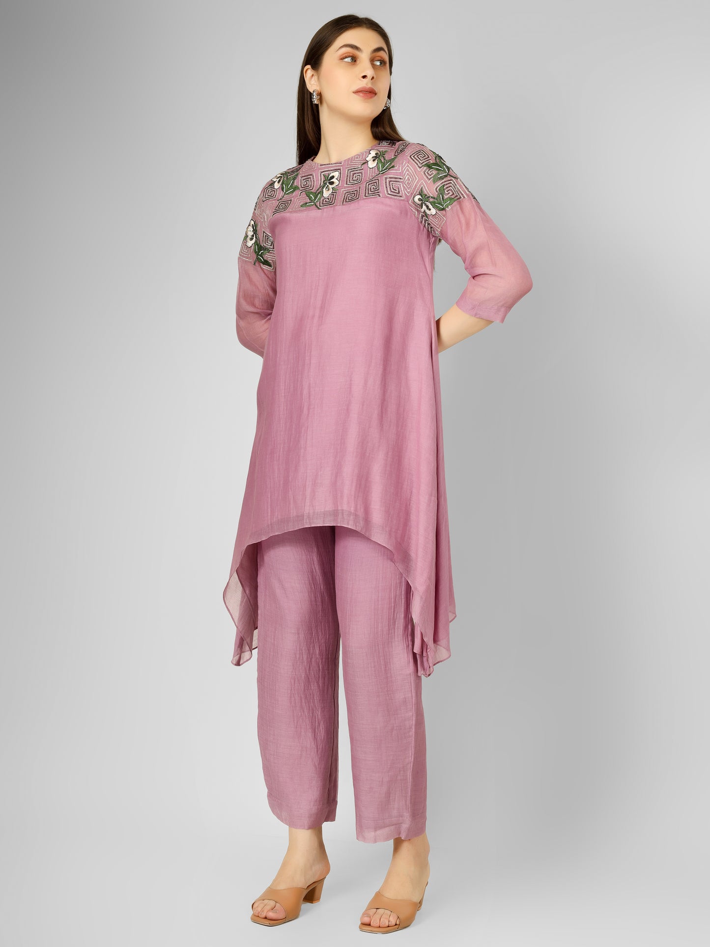 DAFFODIL LAVENDER KURTA SET
