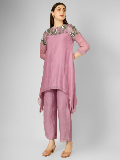 DAFFODIL LAVENDER KURTA SET