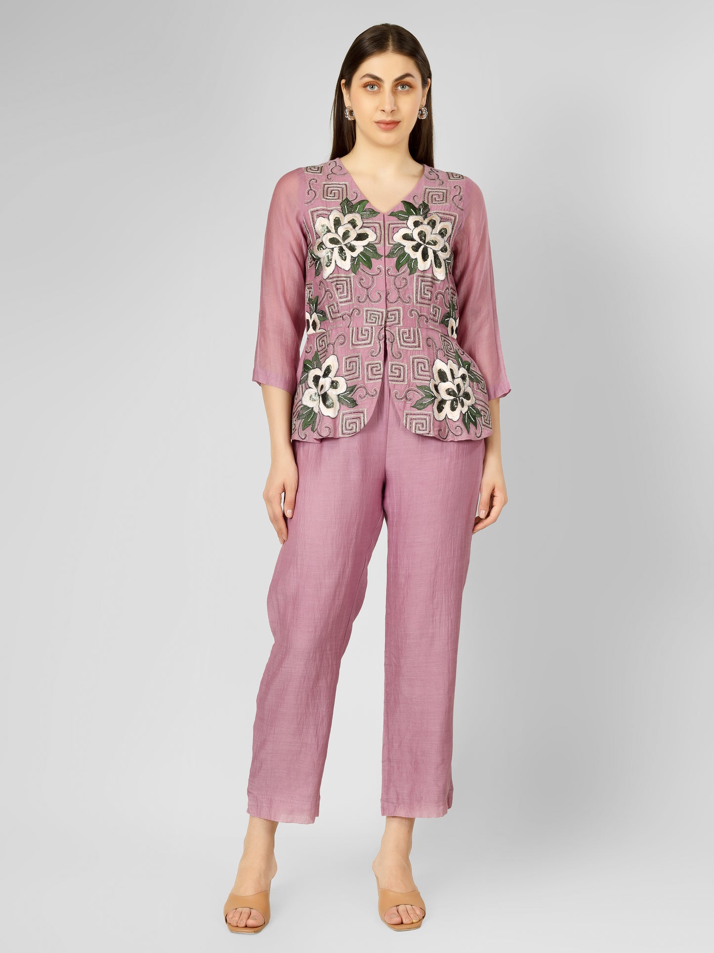PEONY PEPLUM SET