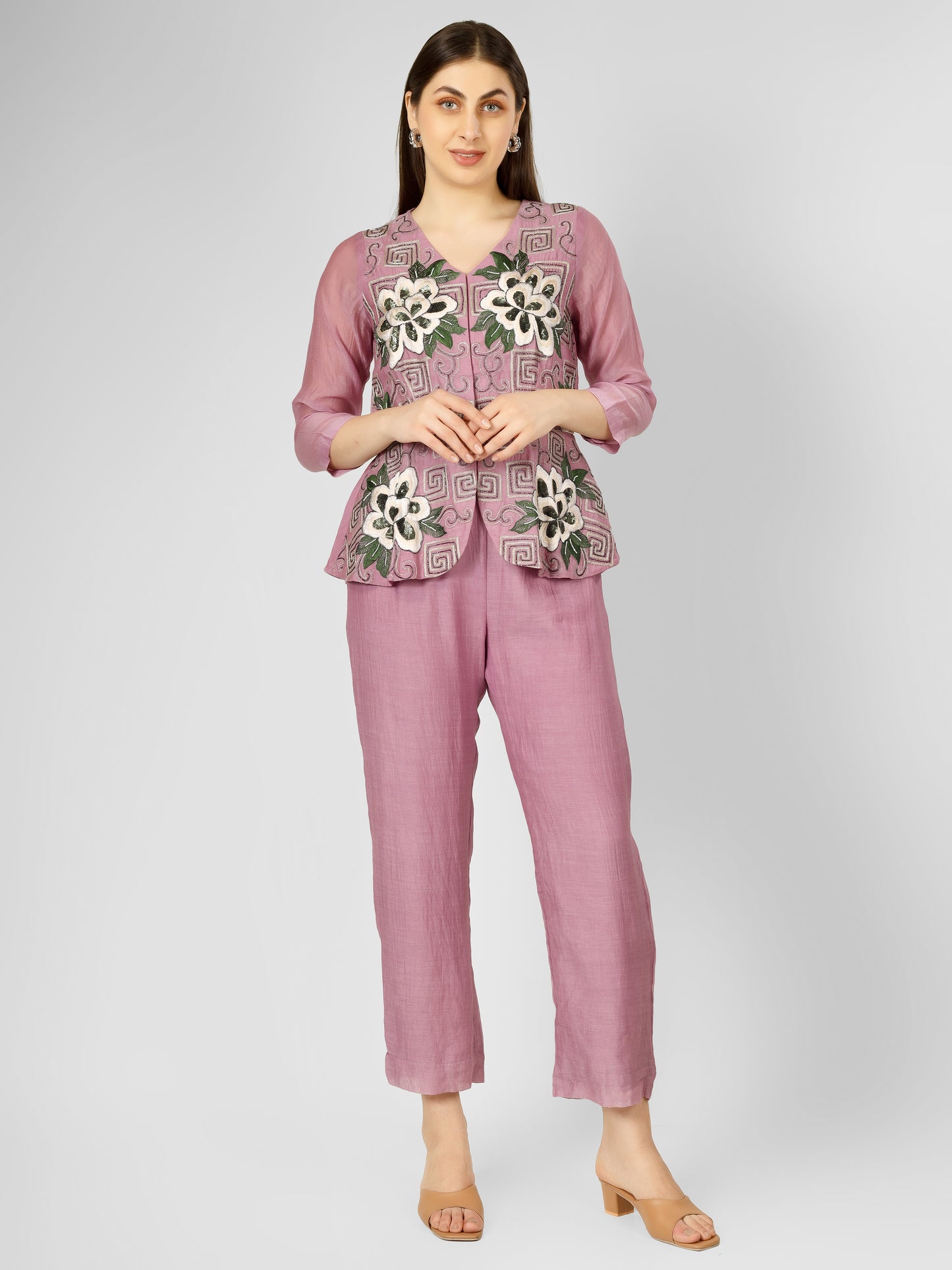 PEONY PEPLUM SET