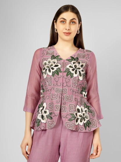 PEONY PEPLUM SET