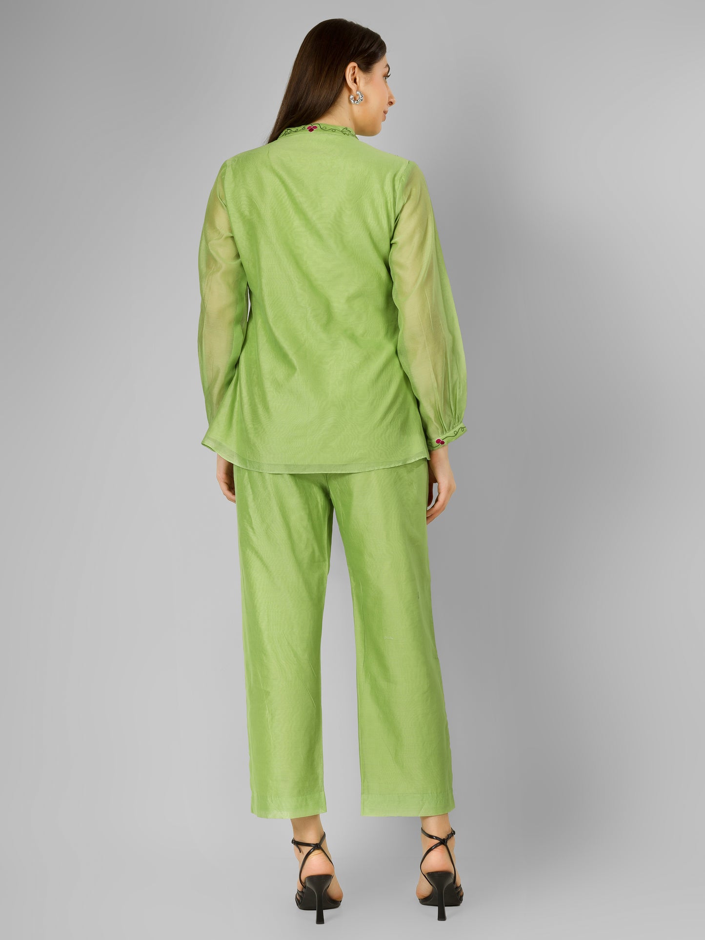 GREEN STRAWBERRY CO-ORD SET