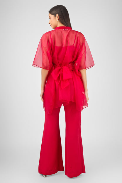 MAGNOLIA FUCHSIA KAFTAN SET