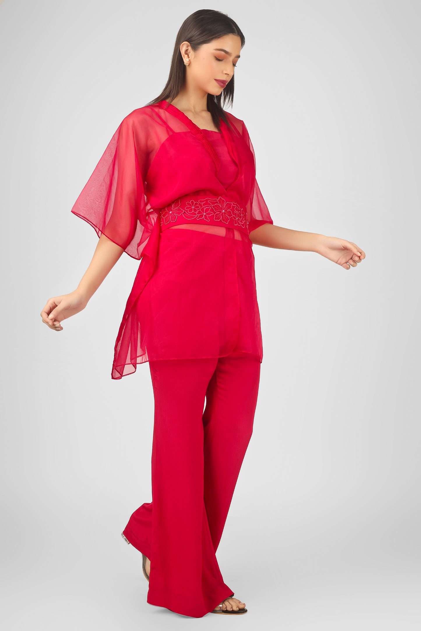MAGNOLIA FUCHSIA KAFTAN SET