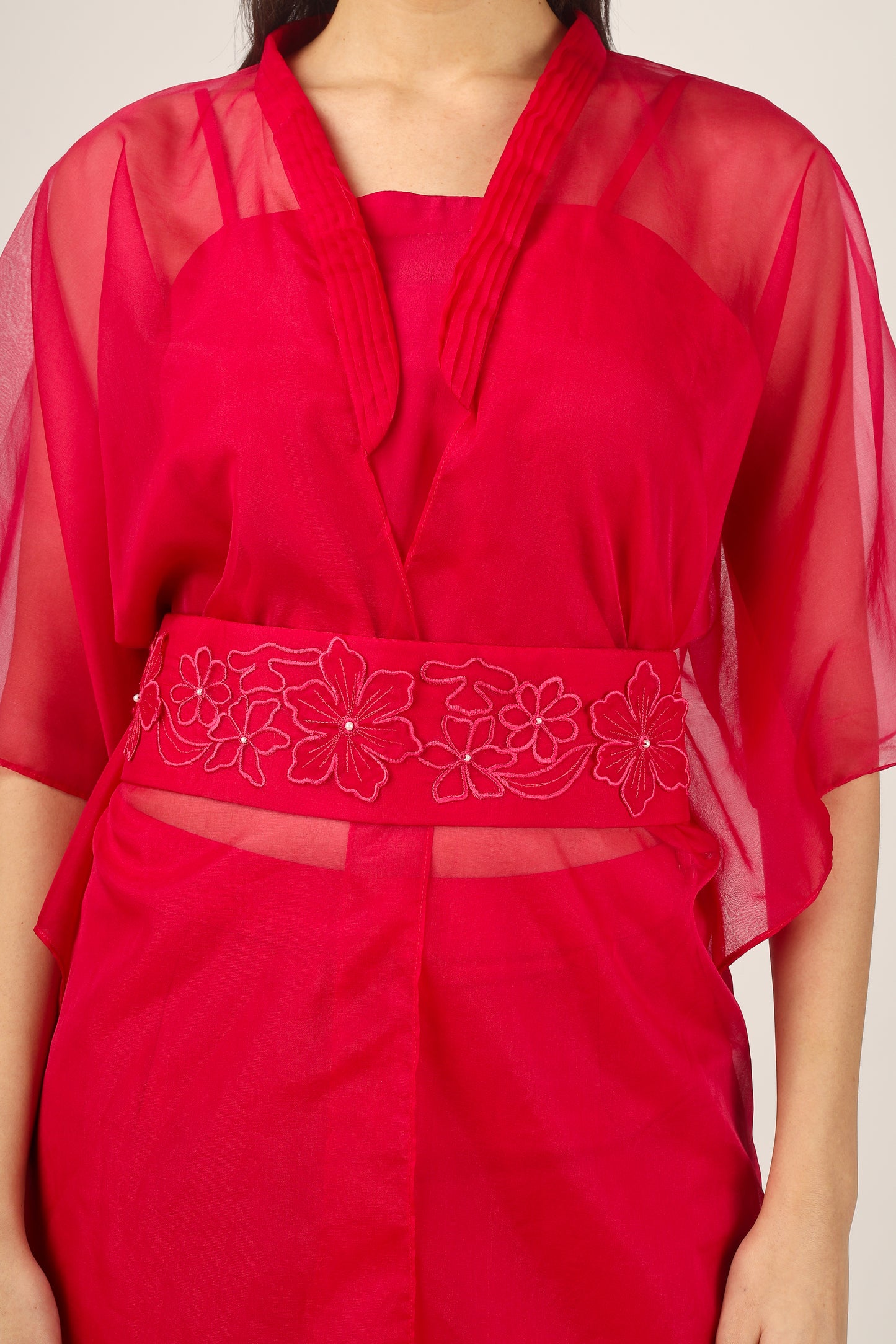 MAGNOLIA FUCHSIA KAFTAN SET