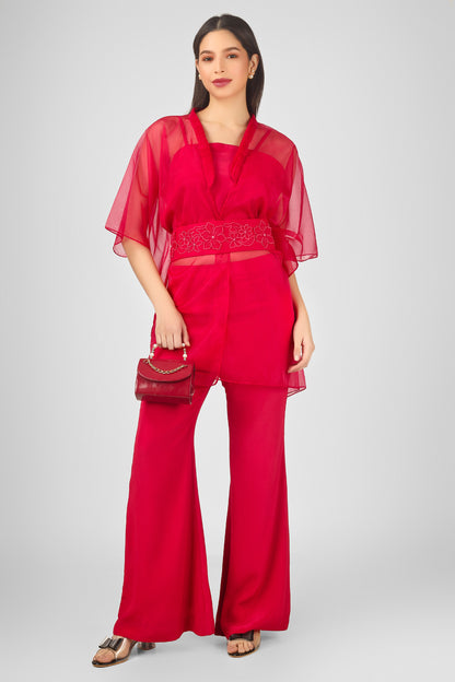 MAGNOLIA FUCHSIA KAFTAN SET