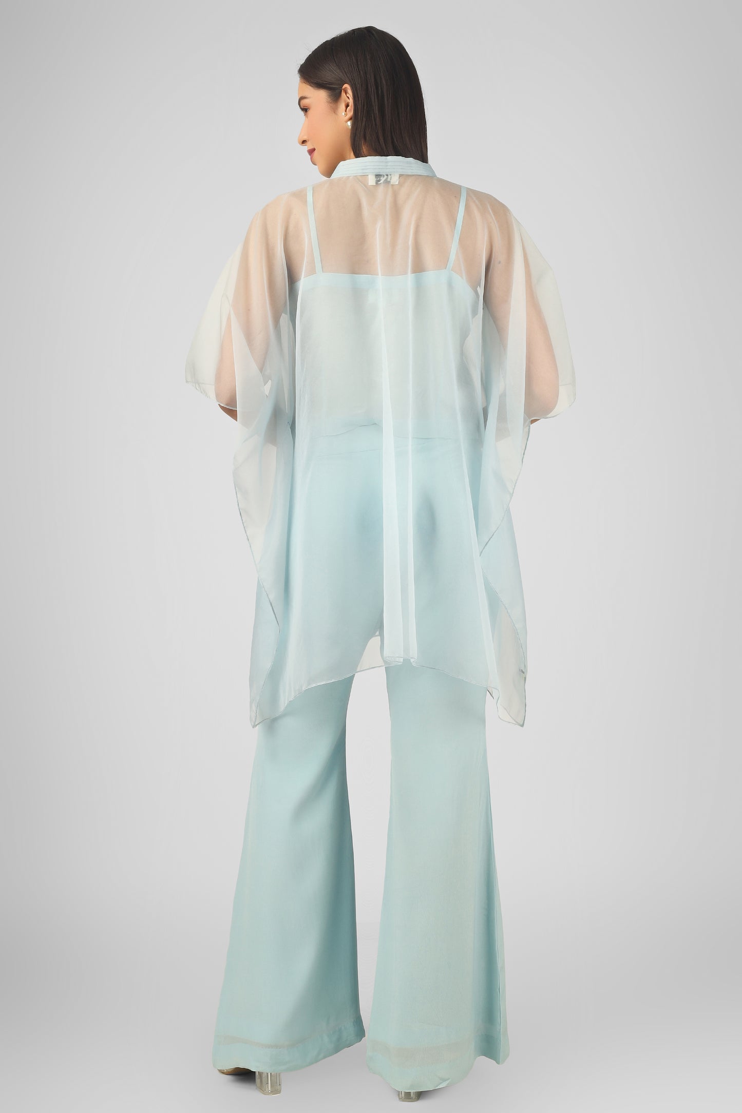 MAGNOLIA ICE BLUE KAFTAN SET