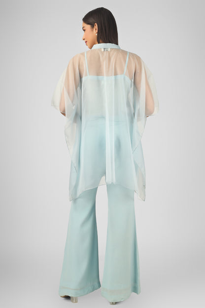 MAGNOLIA ICE BLUE KAFTAN SET
